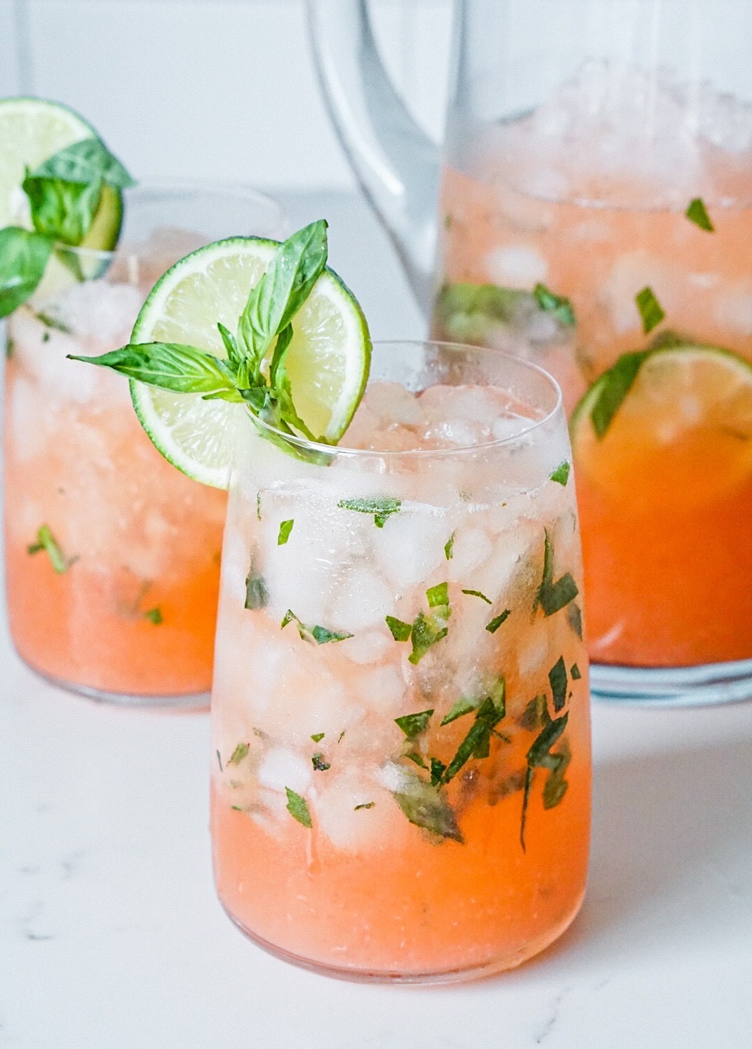 strawberry basil margaritas