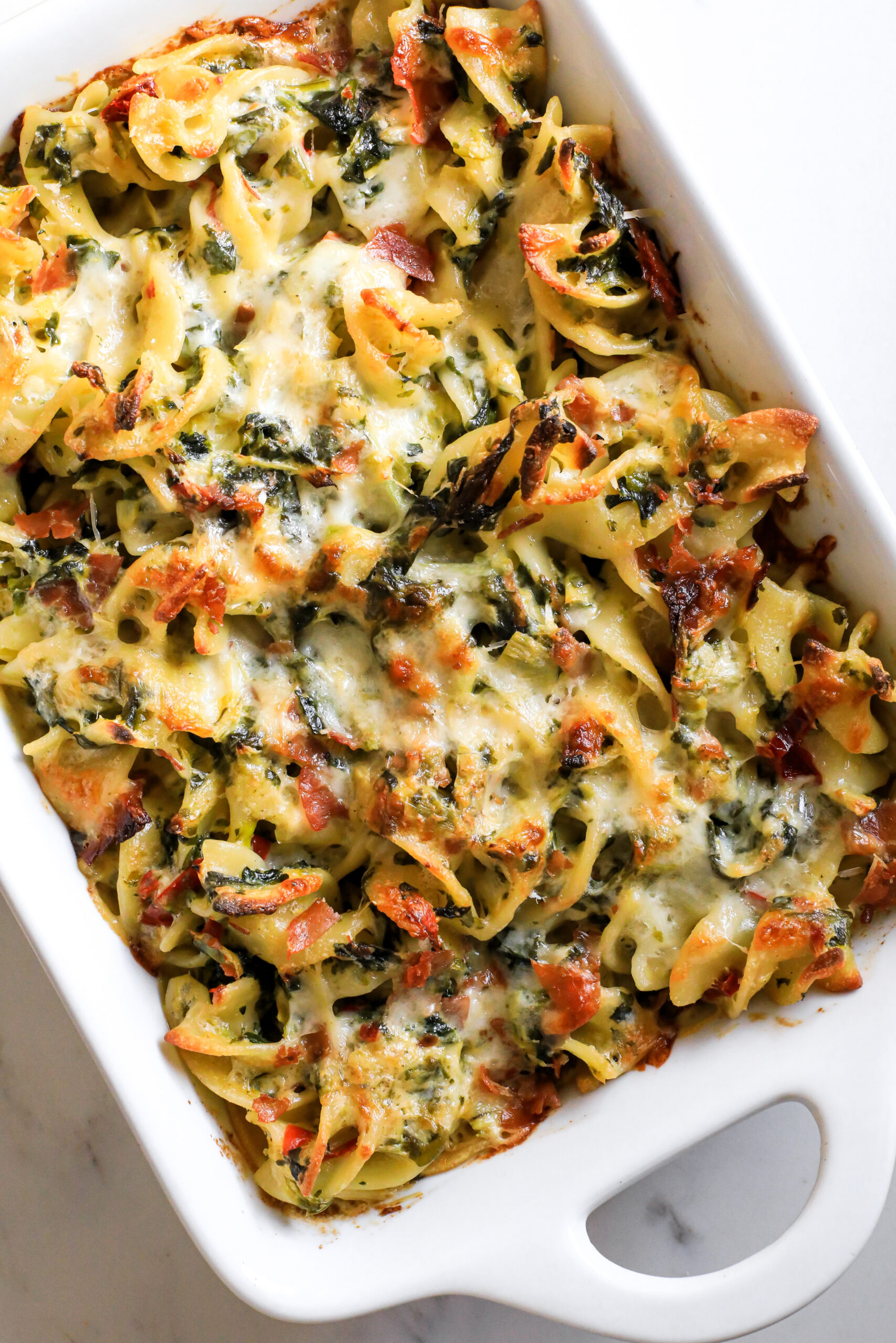 baked spinach pasta