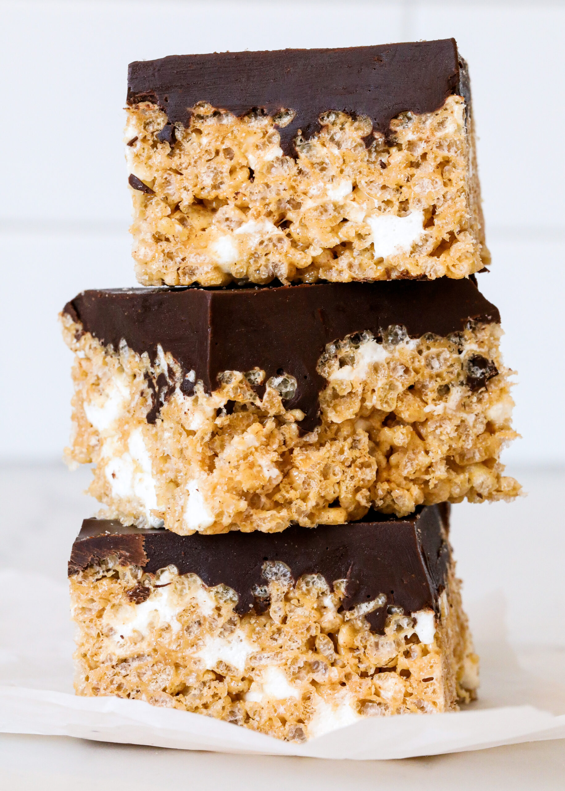 Browned Butter Peanut Butter Rice Krispie Treats