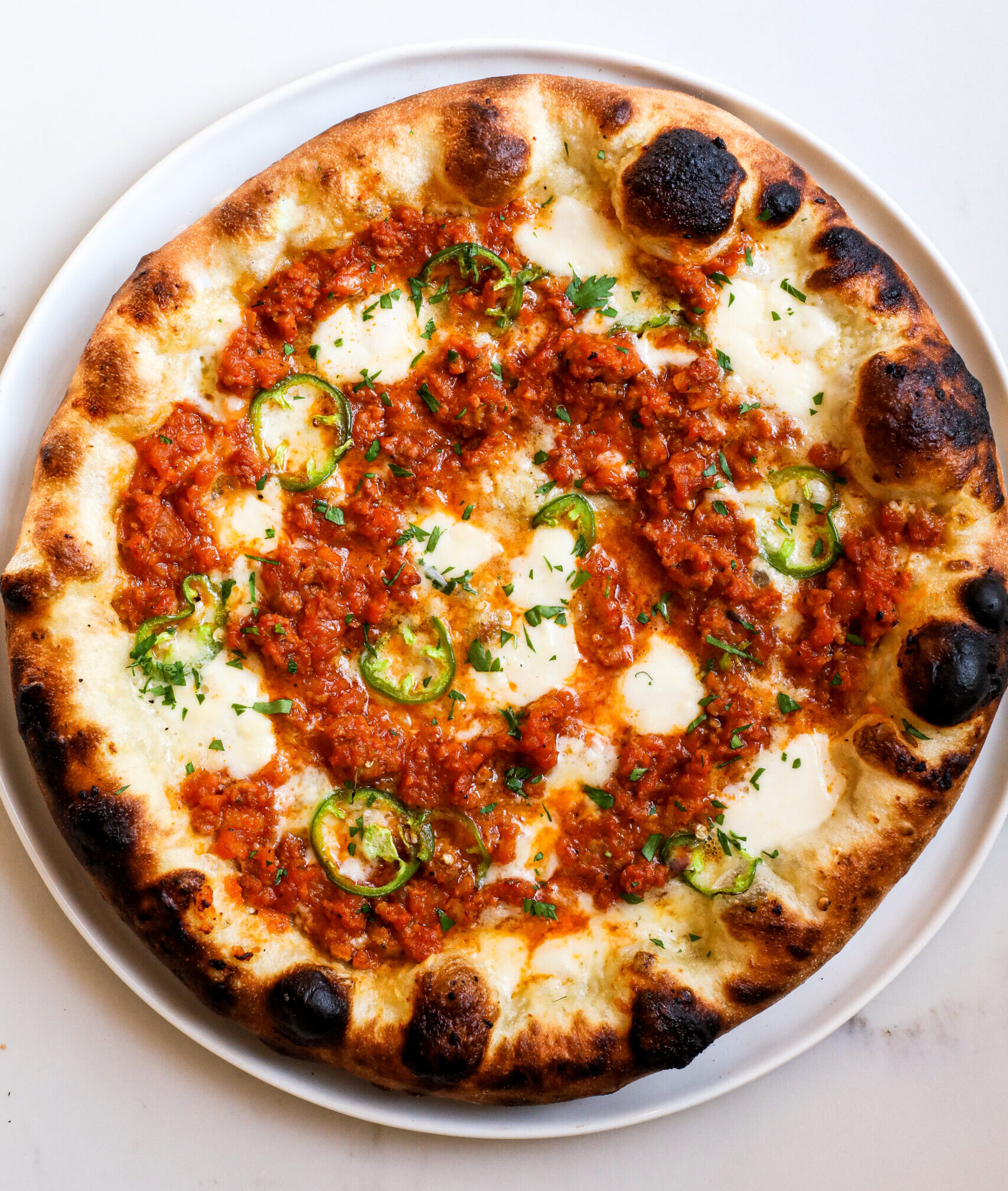 Sausage Ragu Pizza